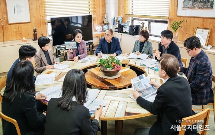 고덕강일3지구 학교 설립 촉구를 위한 조희연 서울시교육감과의 간담회(2024년 3월 11일)