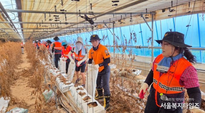 나주소방서, 의용소방대 집중호우 피해농가 도움의 손길 보태