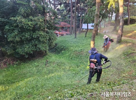 순천시, 여름철 공원·녹지대 일제 풀베기로 시원한 도시환경 조성