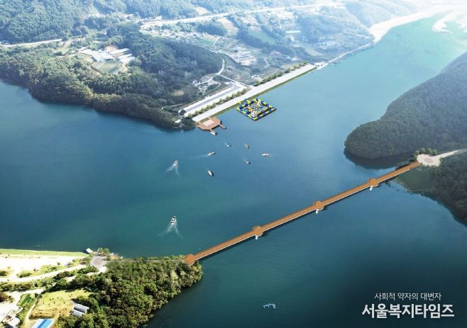 2026년 특수상황지역개발 신규사업-빙어호 인도교 조성사업 계획도