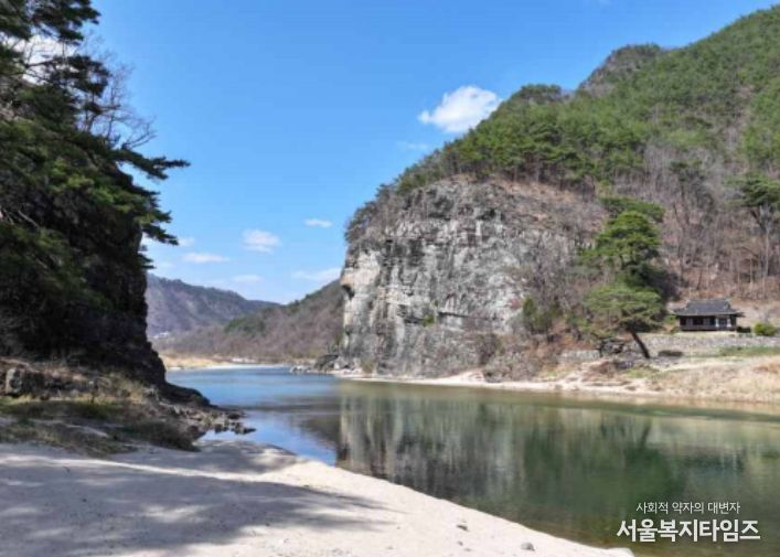 고산정과 가송협의 풍경