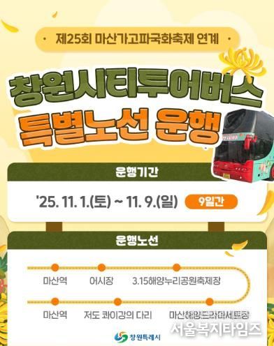 시티투어 축제 연계 특별노선 홍보용 카드뉴스