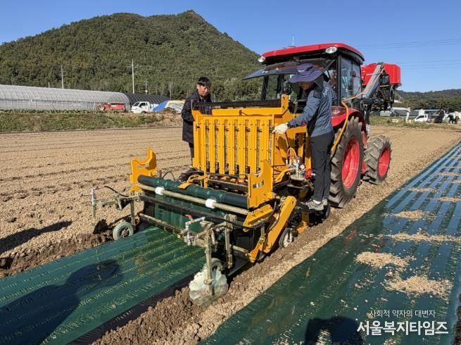 고흥군, 마늘 기계화로 마늘 주산지 명성 되찾기 나서