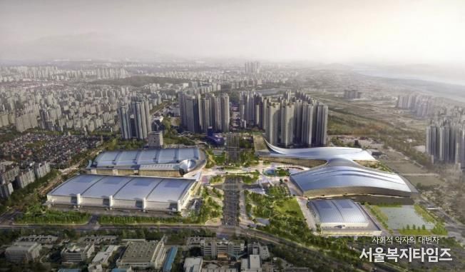 킨텍스 제1, 2, 3전시장 조감도