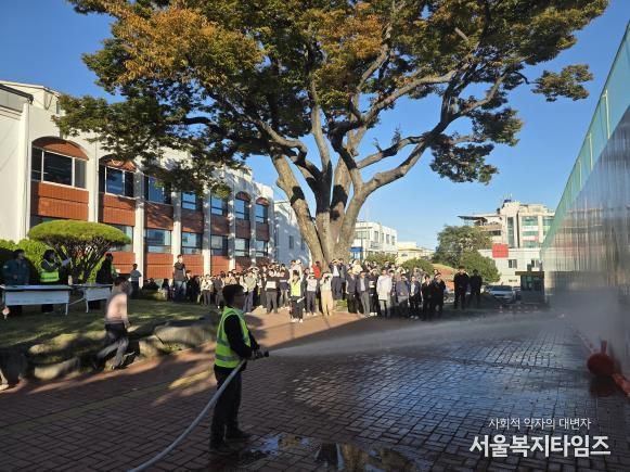 남해군청, 2025년 하반기 합동 소방훈련 실시
