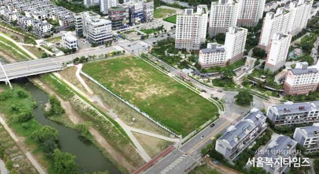 화성특례시 오산동 1010 일원 화성시립미술관 부지 항공사진