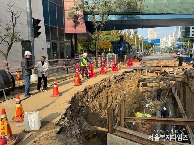 군포시 산본, 당정동 일대 열난방 공급 중단…경기도의회 성복임 의원 현장 점검