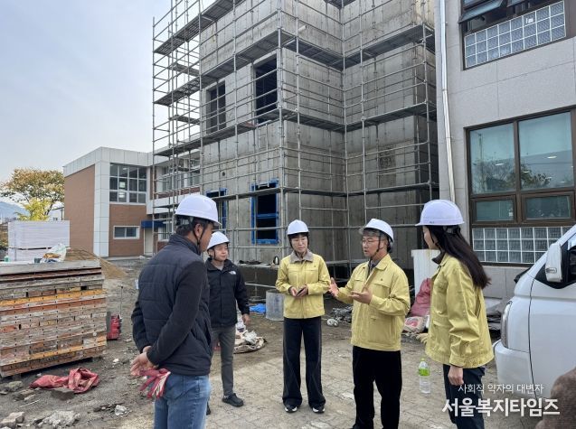 보은교육지원청, 관내 학교 공사현장 11곳 산재예방점검 실시