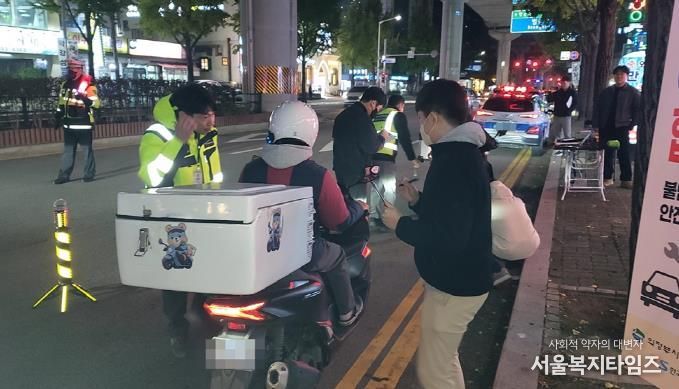 의정부시, 불법 튜닝 이륜차 근절을 위한 야간 합동단속 실시