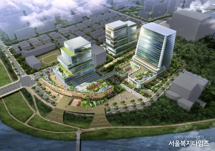 성남시 바이오헬스 첨단 클러스터 조감도