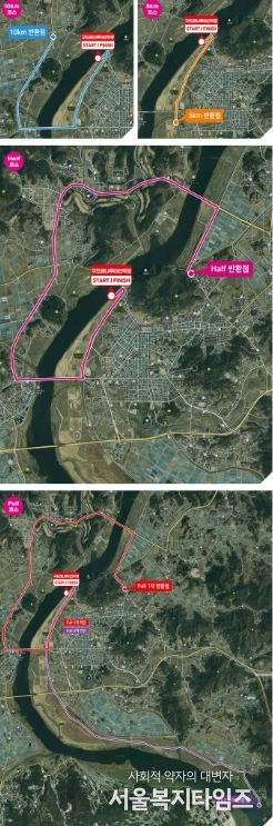제14회 부여 굿뜨래 마라톤대회 코스