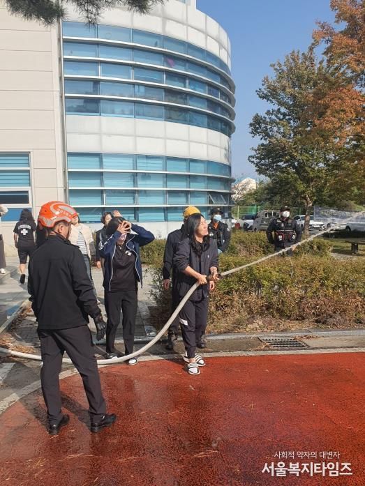 완주군청소년수련관, 소방훈련 진행