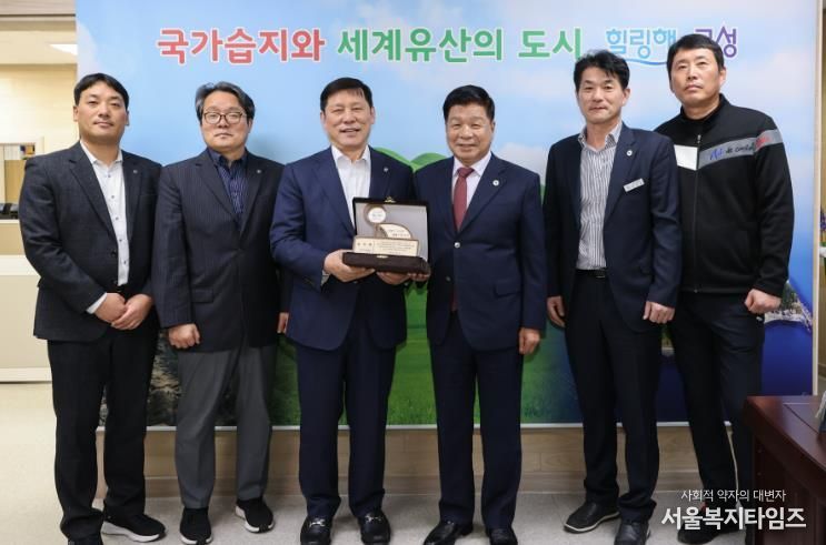 “KBO 허구연 총재, 경남 고성군 방문”