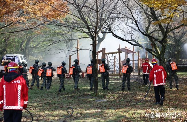 2025년 산불진화 통합훈련