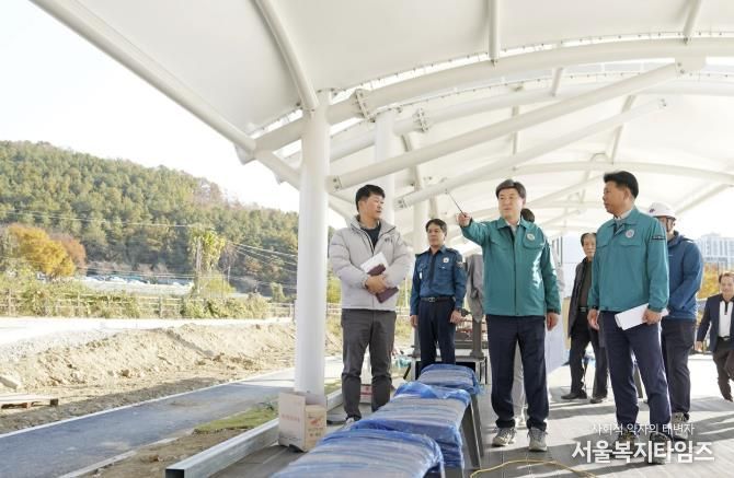 방세환 광주시장, 동절기 대비 대형 공사현장 안전 점검 실시