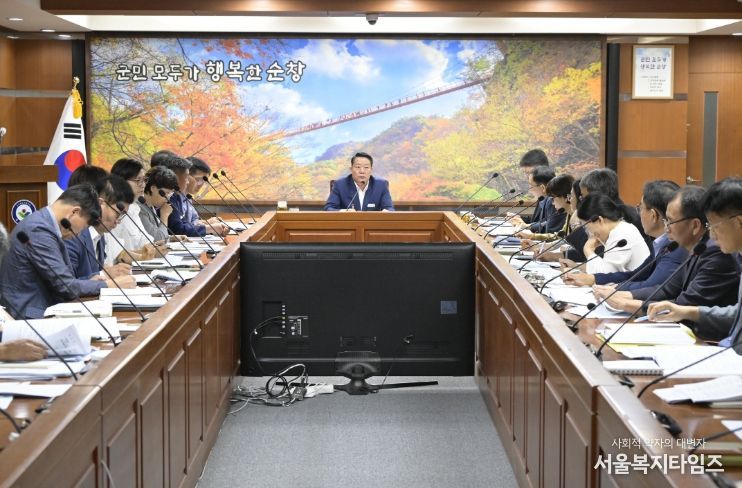 순창군, 오는 24일부터 군수 주재 간부회의