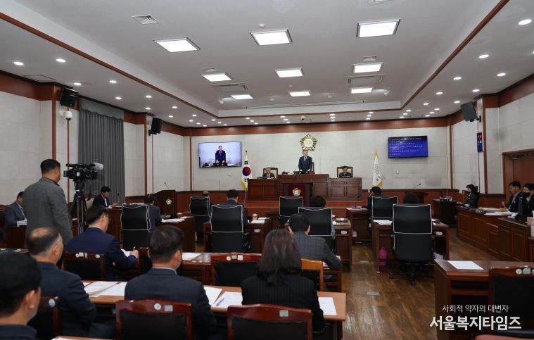 장흥군의회, 제303회 제2차 정례회 개회