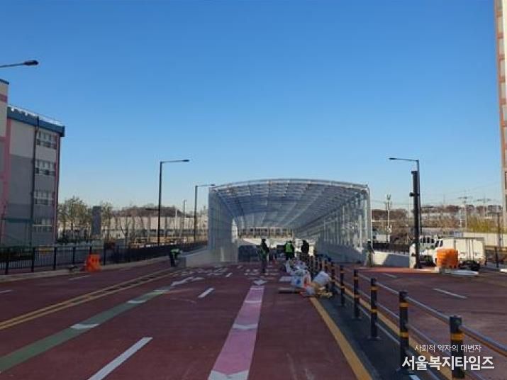 삼성당취락~능곡삼거리(중로1-99호선) 삼성지하차도 도로확장공사(2022년 준공)