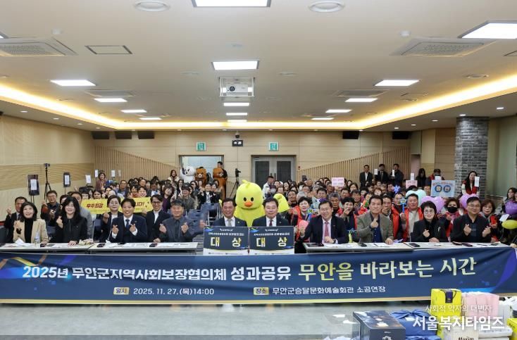 27일 진행된 무안군지역사회보장협의회 성과발표대회