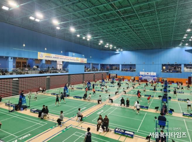 - 2025 원천 요넥스 밀양 코리아주니어 국제챌린지배드민턴선수권대회 경기 장면