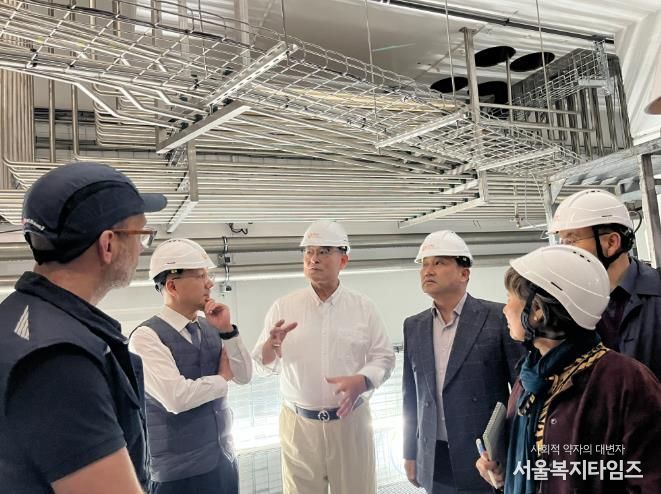 중입자 가속기 현장 방문