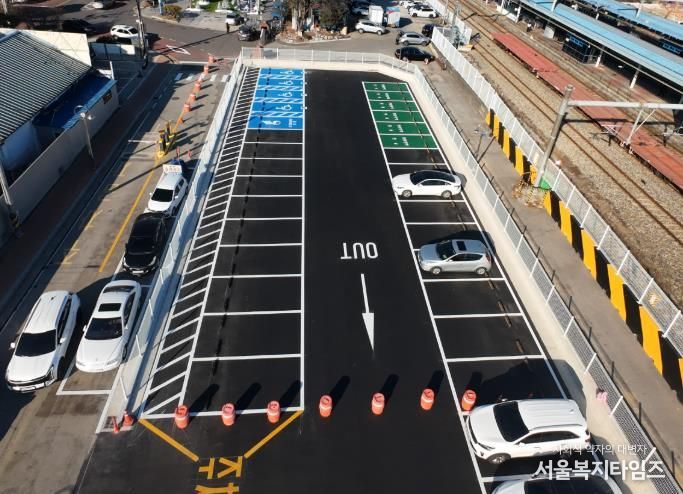 주차장확장준공(드론촬영).