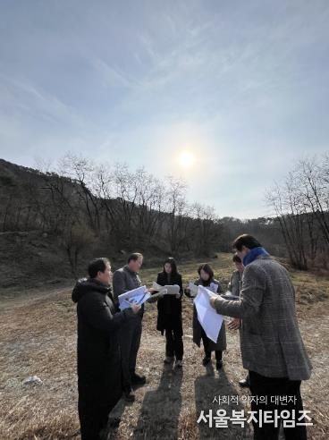 12월 10일 문화복지환경위원회가 고용산 숲속야영장 조성사업 관련 예산안 심의에 앞서 사업 현장을 직접 방문했다.
