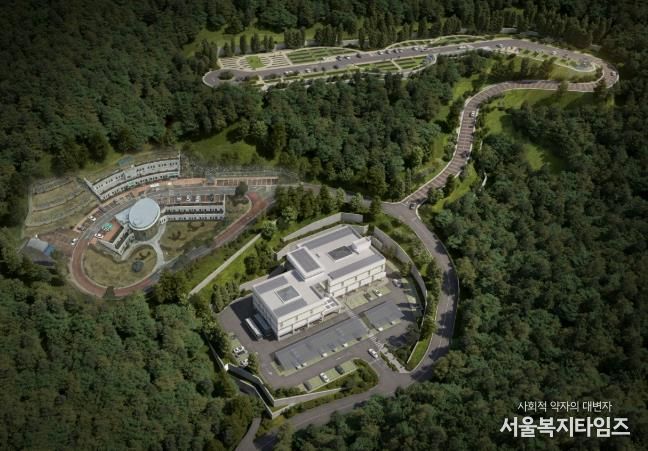 아산시 공설장사시설 조감도(봉안당·자연장지)