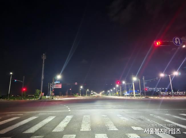군산시, 가로등 LED 교체로 에너지절감 성공