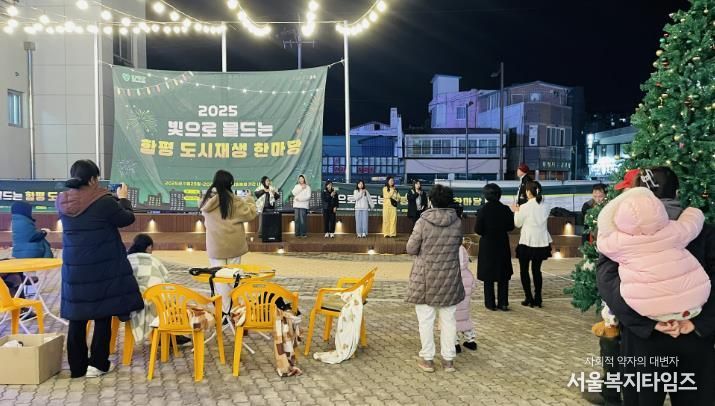 함평나비어울림센터 빛축제 전경