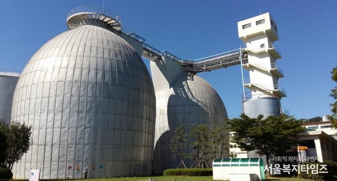 덕동물재생센터 소화조전경