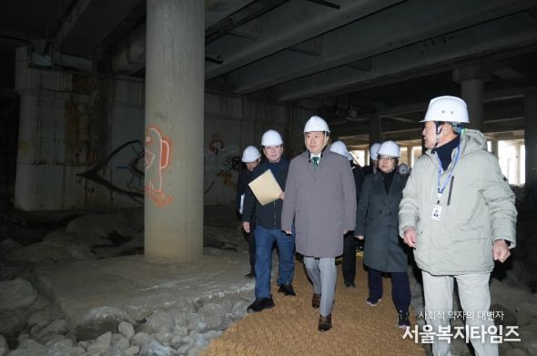 용담동 오수 유출 민원 현장 점검