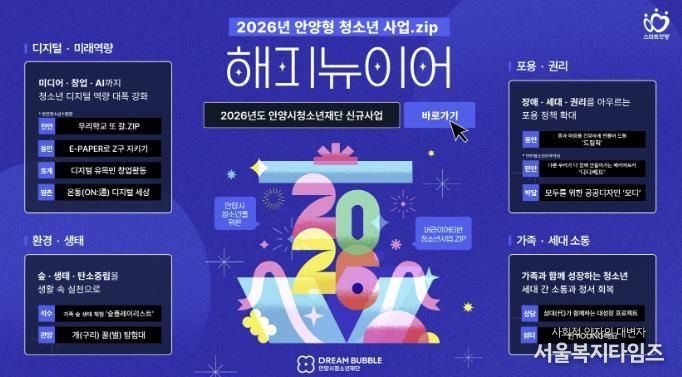 안양시청소년재단, 2026년 안양형 청소년 사업 추진 본격화…