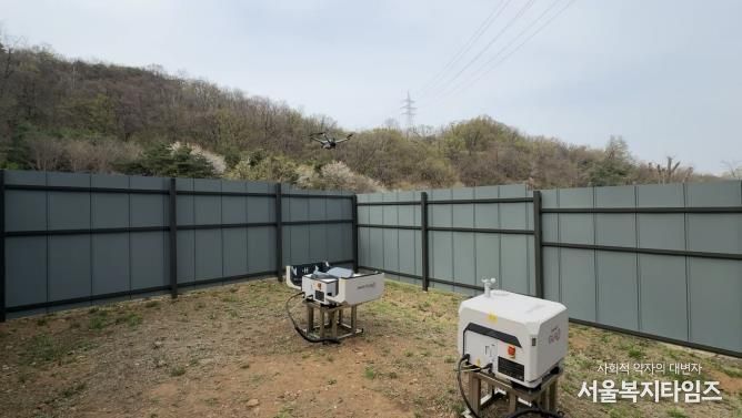 구로구는 드론 기반 AI 산불감시시스템을 활용해 관내 임야를 상시 감시하고 있다.