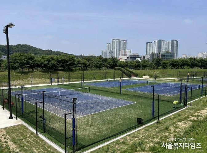 삼송동 유수지 활용 테니스장