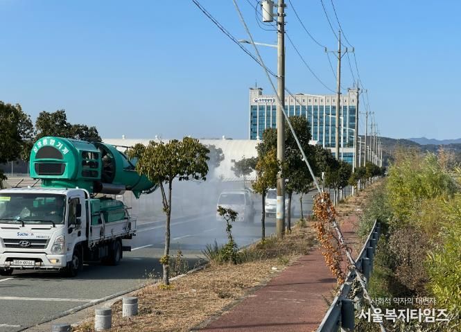 사천시, 설 명절 대비 가축전염병 차단방역 총력 대응