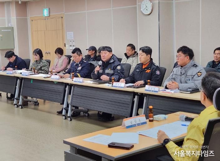 안성시, 산불재난 대비 주민대피계획 유관기관 회의 실시