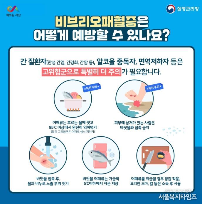 서산시, 비브리오패혈증 유행예측조사 실시