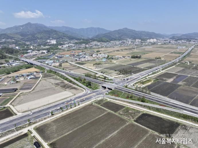 2026년 기후대응 도시숲 조성예정지(국도45호선 송산교차로)