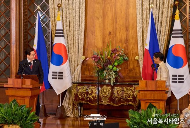 한·필리핀 공동언론발표(청와대)