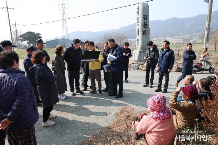 무안군, 군민 건의사항 현장 방문 점검