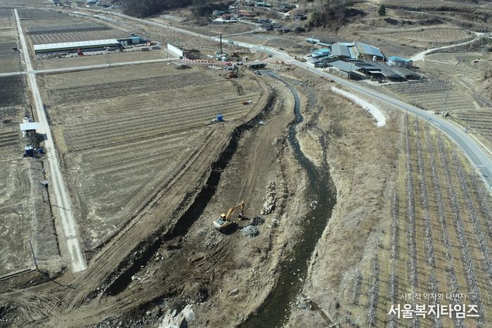 예천군 2025년 재해예방사업 추진실태 평가 우수 지자체 선정(오류 자연재해위험개선지구 정비사업)